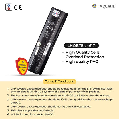 Lapcare PI06 Notebook Battery for HP Envy 17-J, Envy 15-J, Envy 15-Q, Pavilion 14-E, 15-E, 17-E Series PN: 710417-001 HSTNN-LB4O