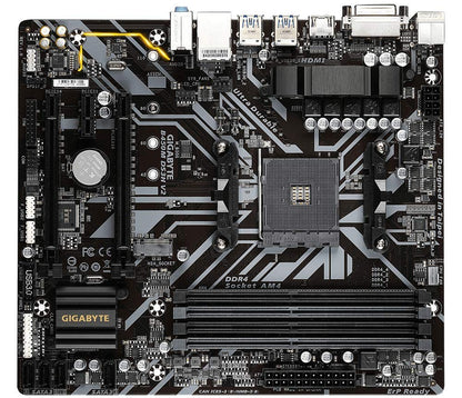 GIGABYTE B450M DS3H V3 (AMD Ryzen AM4/Micro ATX/M.2/HMDI/DVI/USB 3.1/DDR4/Motherboard)