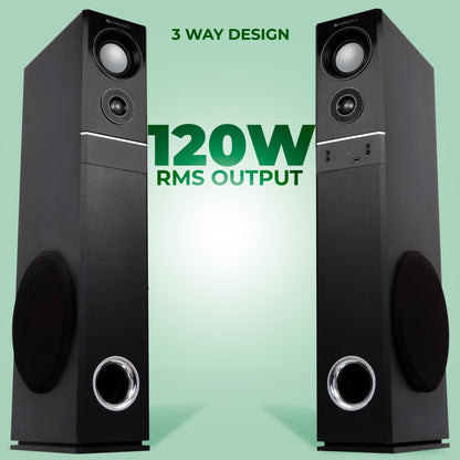 ZEBRONICS BT9500RUCF PRO Multi Connectivity Tower Speaker