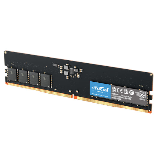 Crucial RAM 16GB DDR5 4800MHz CL40 Desktop Memory CT16G48C40U5 Black