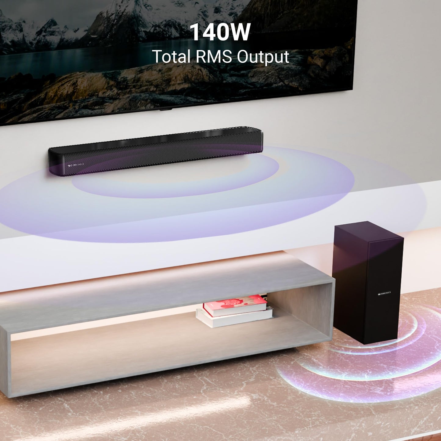 ZEBRONICS Juke BAR 3920 Soundbar with 140 Watts