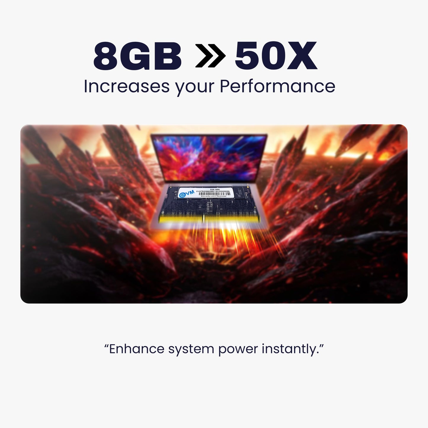 EVM 8GB DDR4 Laptop RAM 2666MHz
