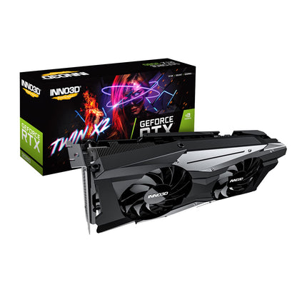 INNO3D Nvidia Geforce RTX 3050 6Gb Twin X2 Gddr6 96-Bit Pci-E 4.0 Integrated Gaming Graphics Card - N30502-06D6-1711Va60