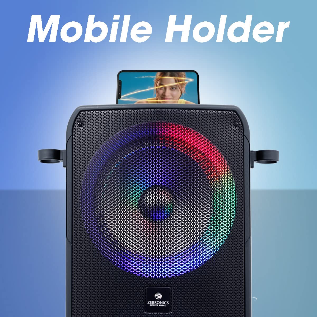 Zebronics JOLT Plus 100 Watts Trolley DJ Speaker