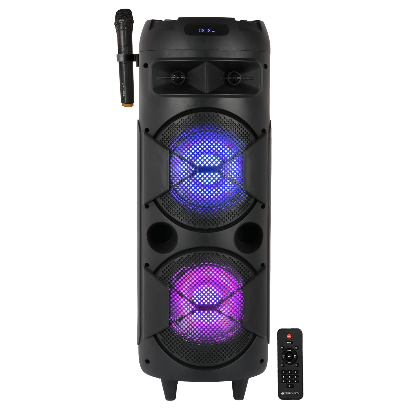 Zebronics 450 Moving Monster DJ Trolley 2x8L Speaker