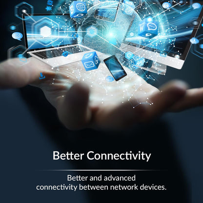 CP PLUS 8 Port PoE + 2 Uplink Port CP-ANW-HPU8H2-N12 PoE