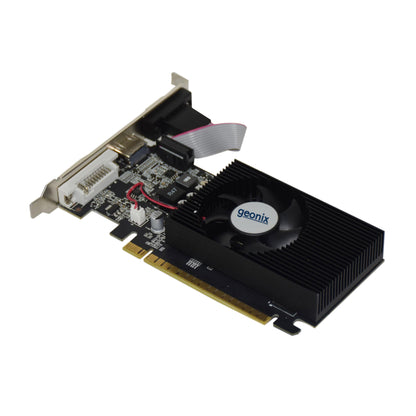 GEONIX GEFORCE GT 730LP 4GB DDR3 Graphic Card | 64bit Dual Slot | Multiple Outputs- VGA, HDMI, DVI | Support PCI-e2 Profile