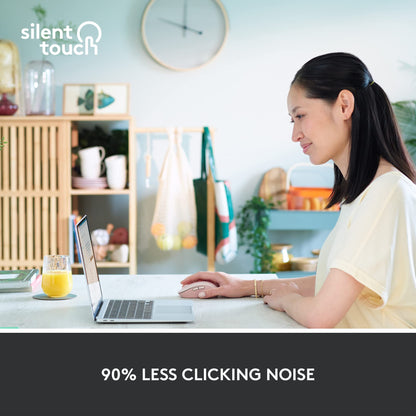 Logitech Signature M650 Wireless Mouse - for Small to Medium Sized Hands, 2-Year Battery, Silent Clicks, Customisable Side Buttons, Bluetooth, for PC/Mac/Multi-Device/Chromebook - Rose