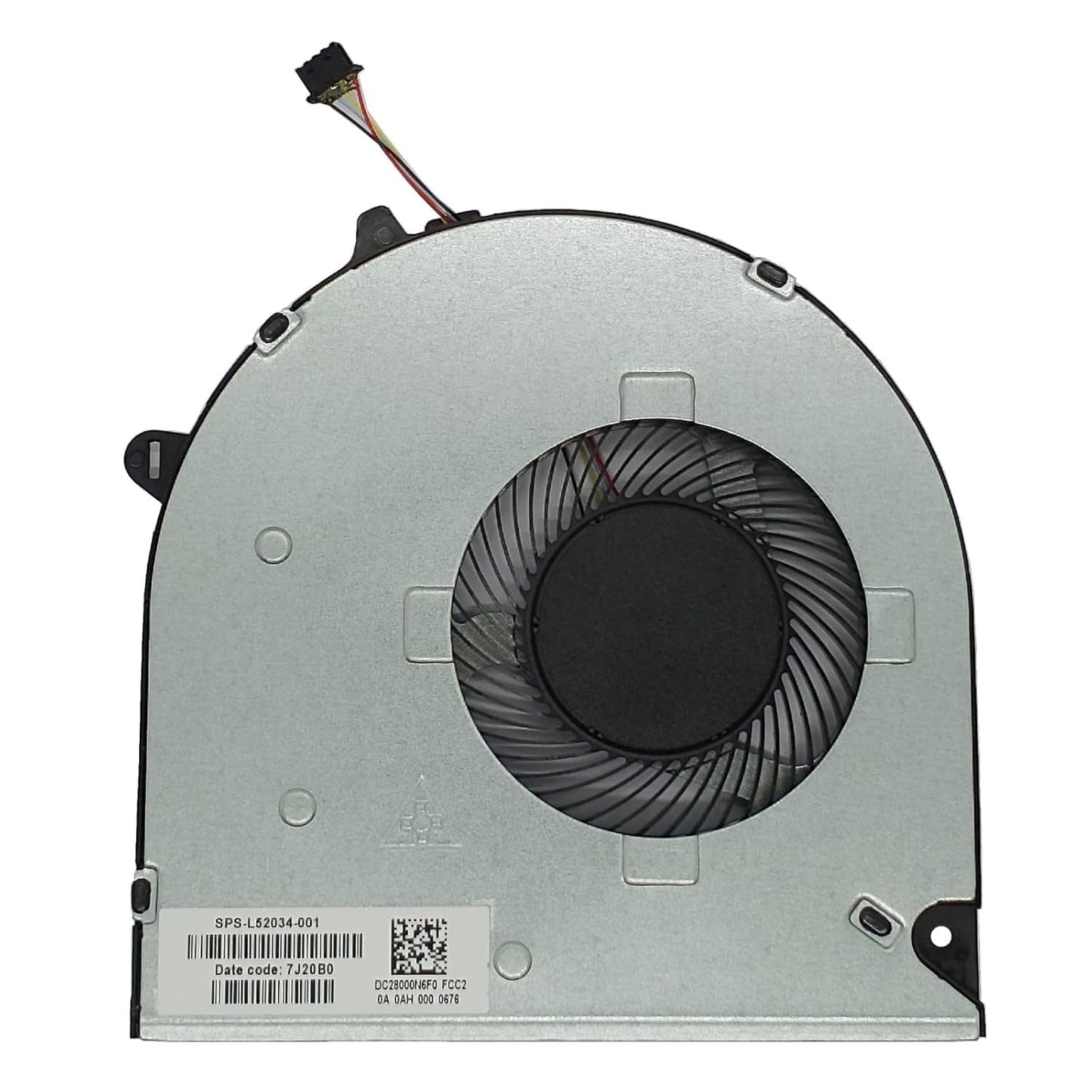 WEZA Replacement Laptop CPU Cooling Fan for HP 15s-du 15s-dr 15-dw 15-dy 250 255 G8 G9 SPS 15-GW 15S-GU 15S-GY 15S-GR 15-DW0043DX 15s-du0096tu 15s-du0002TX 255 TPN-C151 Series L52034-001 FLG0 laptop