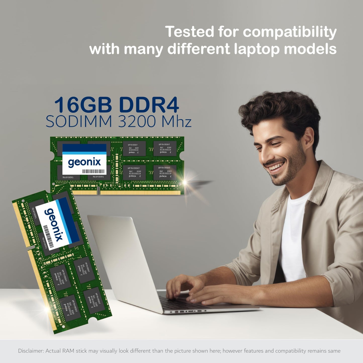 Geonix 16GB DDR4 Laptop RAM 3200 Mhz