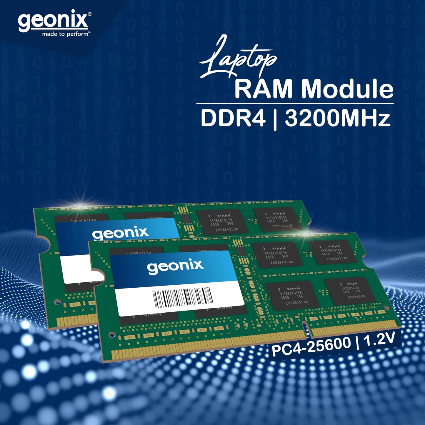 Geonix 16GB DDR4 Laptop RAM 3200 Mhz
