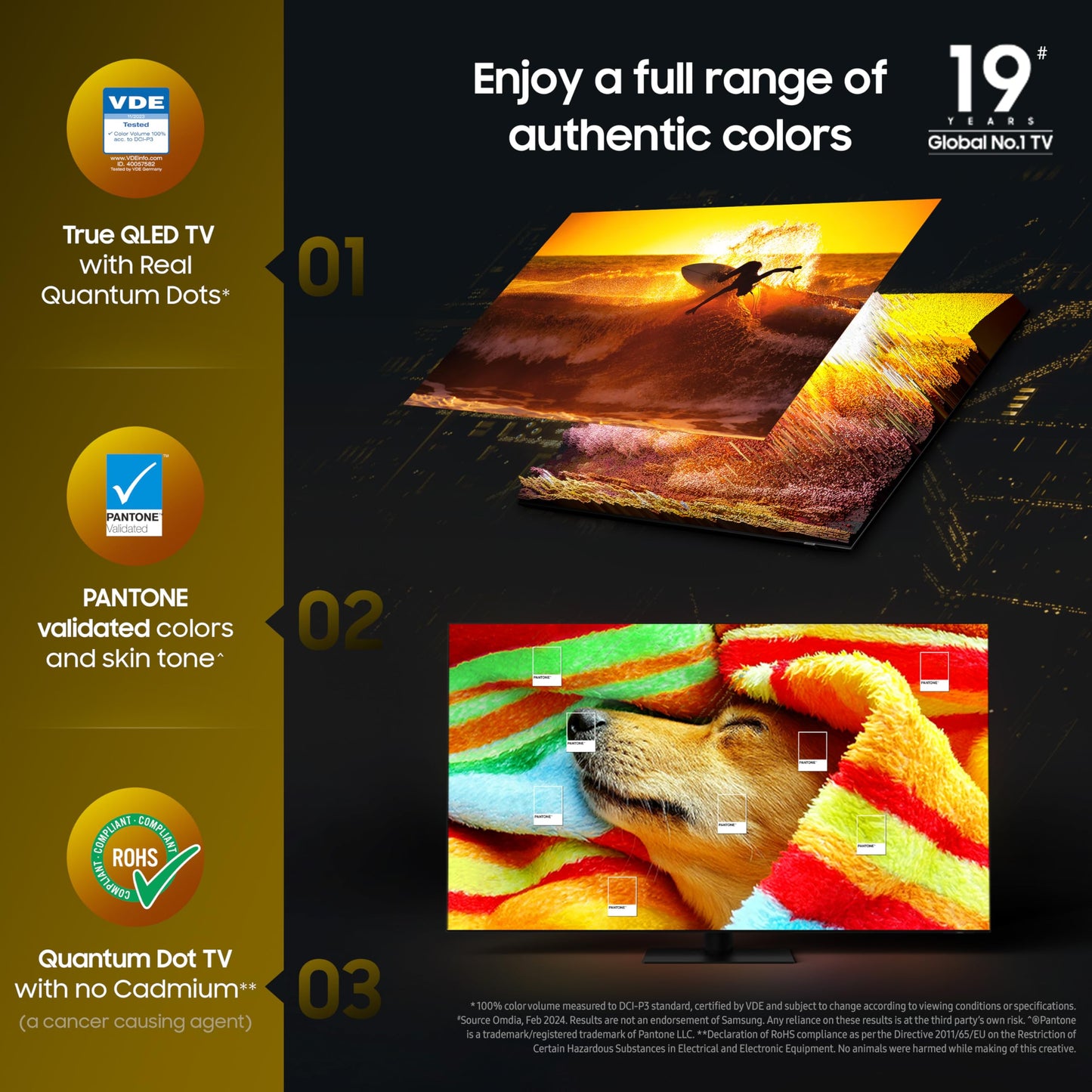 Samsung 138 cm (55 inches) Vision AI 4K Ultra HD Smart QLED TV