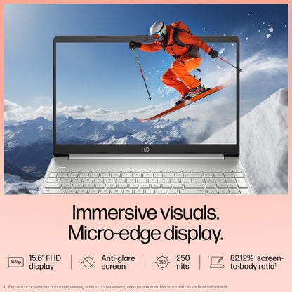 HP 15s Core i5 12th Gen (8GB RAM/512GB SSD/FHD/15.6" (39.6 cm)/Windows 11/MS Office/Backlit Keyboard/Silver/1.69 kg) fq5329TU Laptop