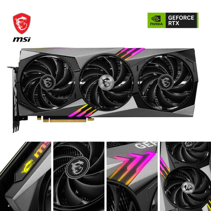 MSI Geforce RTX 4060 Ventus 2X Black 8G Oc 8Gb Gddr6 128-Bit Gaming Graphic Card, pci_e