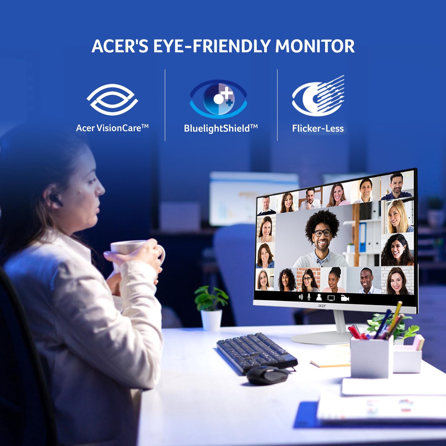 Acer SA272U G 27 Inch WQHD 2560 x 1440 IPS Backlit LED Monitor | 120Hz Refresh