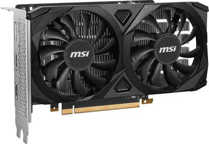 MSI Geforce RTX 3050 Ventus 2X 6G Oc pci_e Graphic Card - Nvidia Geforce RTX 3050 Gpu, 6Gb Gddr6 96-Bit Memory, 14 Gbps, Express 4 Interface, Up to 1492 Mhz, Dual Fan - Pcie