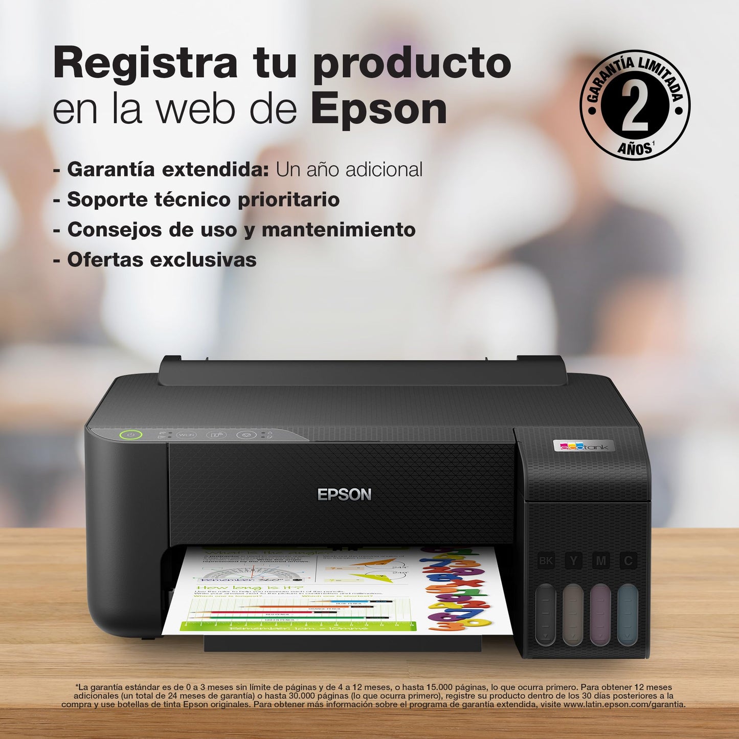 Epson Ecotank L1250 Color Printer