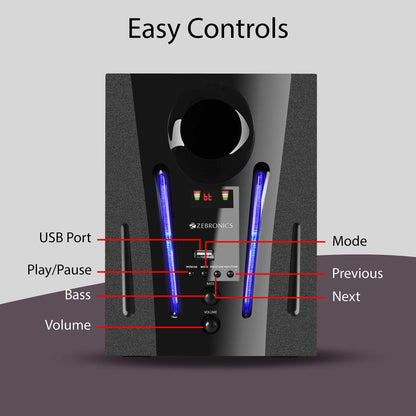 Zebronics BT2750RUF Wireless Bluetooth Multimedia Speaker