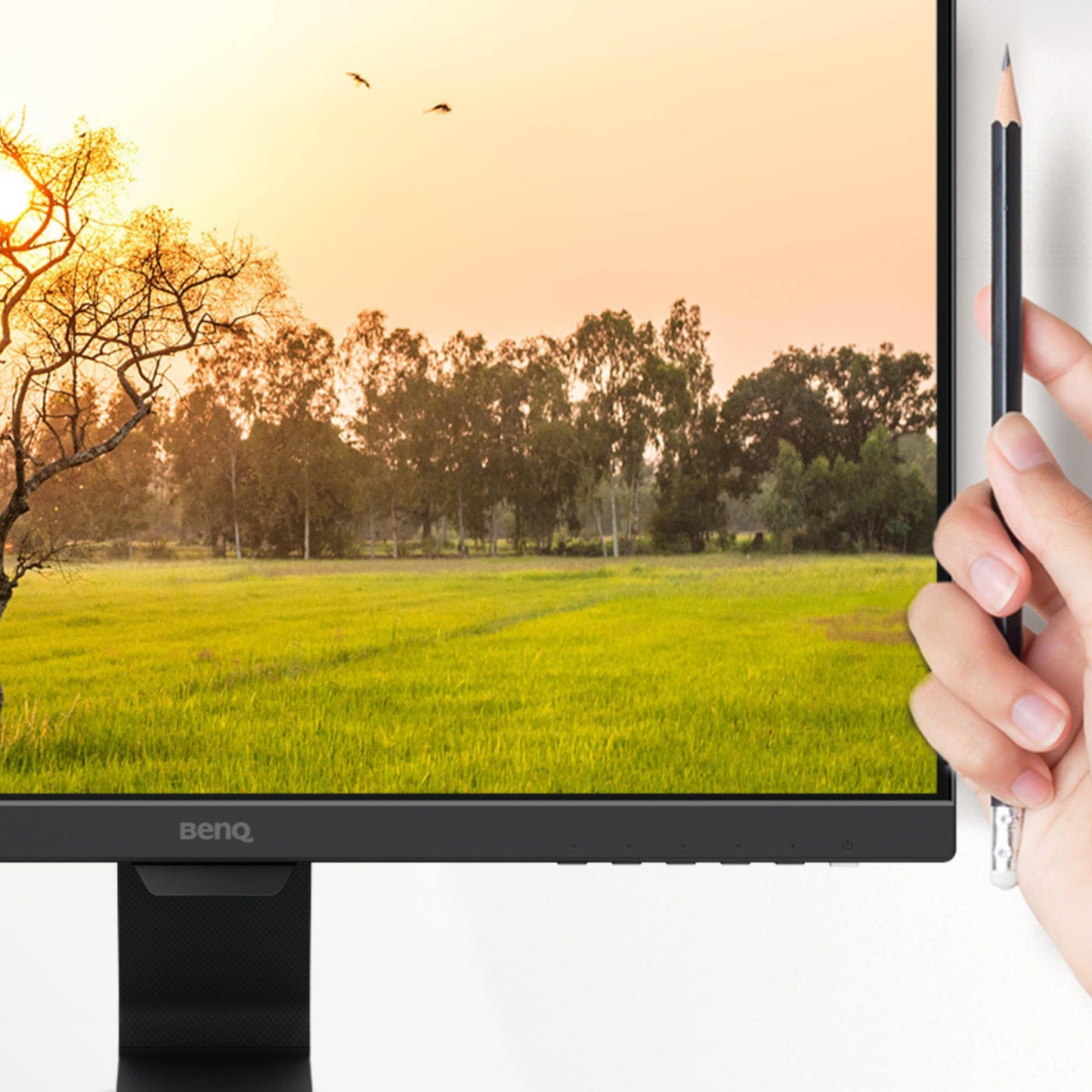 BenQ GW2283 22" (55 cm) 1920x1080p 60Hz IPS Full HD|Dual HDMI| Eye-Care| Low Blue Light| Bezel-Less Monitor|Anti-Glare|1WX2 Speakers| Brightness Intelligence| VESA Wall Mountable (Black)
