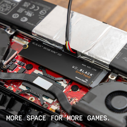WD_Black SN7100 NVMe 2TB, Upto 7250 Mb/s, PCIe Gen 4 NVMe M.2 (2280), Gaming Storage, Internal Solid State Drive (SSD)