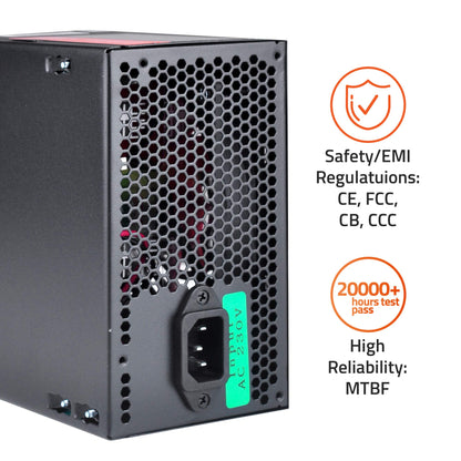 Artis 500 Watt Super Silent Gaming PC SMPS/Power Supply Unit