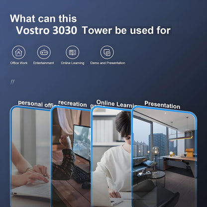 Dell Small Desktop Computer for Home & Business - 3030s SFF Desktop PC, Intel Core i5-14400