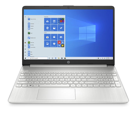 HP 15 AMD Ryzen 5 4500U Processor 15.6 inches(39.6cm) FHD Laptop (8GB/256GB/Windows 10 Home/MS Office/Natural Silver/1.69Kg), 15s-ey1004AU