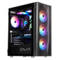 GALAX PC Case Revolution-06 (REV-06W) White Gaming Cabinet | Supports ATX, M-ATX, ITX | 4 RGB Cooling Fans | Hinged Magnetic Tempered Glass Door | Mesh Panel | Minimalist Design | Spacious Interior