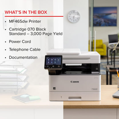Canon imageCLASS MF465dw - Monochrome, Duplex Wireless Laser Printer