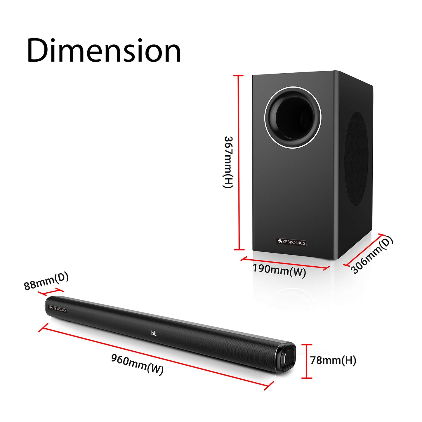 Zebronics JUKE BAR 6000 DWS PRO