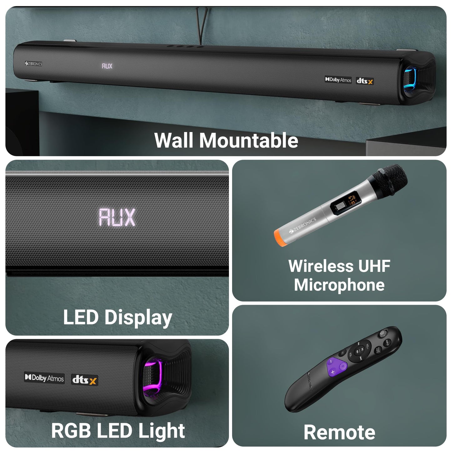 ZEBRONICS Juke BAR 9900 Dolby Atmos
