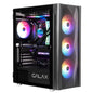 GALAX PC Case Revolution-06 (REV-06W) White Gaming Cabinet | Supports ATX, M-ATX, ITX | 4 RGB Cooling Fans | Hinged Magnetic Tempered Glass Door | Mesh Panel | Minimalist Design | Spacious Interior