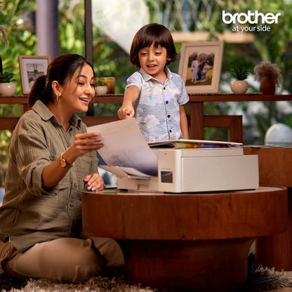 Brother Ink Tank DCP-T426W Multifunction (Print Scan Copy) Color Printer Best for Home, 150 Sheet Paper Tray, WiFi, Print Up to 7.5 K Pages in Black and 5 K in Color Each for (CMY), Free Installation