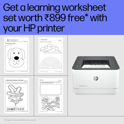 HP Laserjet 3004dw Duplex Printer: Black & White Printer, Self Reset Dual Band WiFi with self heal, Ethernet, Fast Printing Upto 33ppm, Easy and Secure Setup, Smart App Enabled