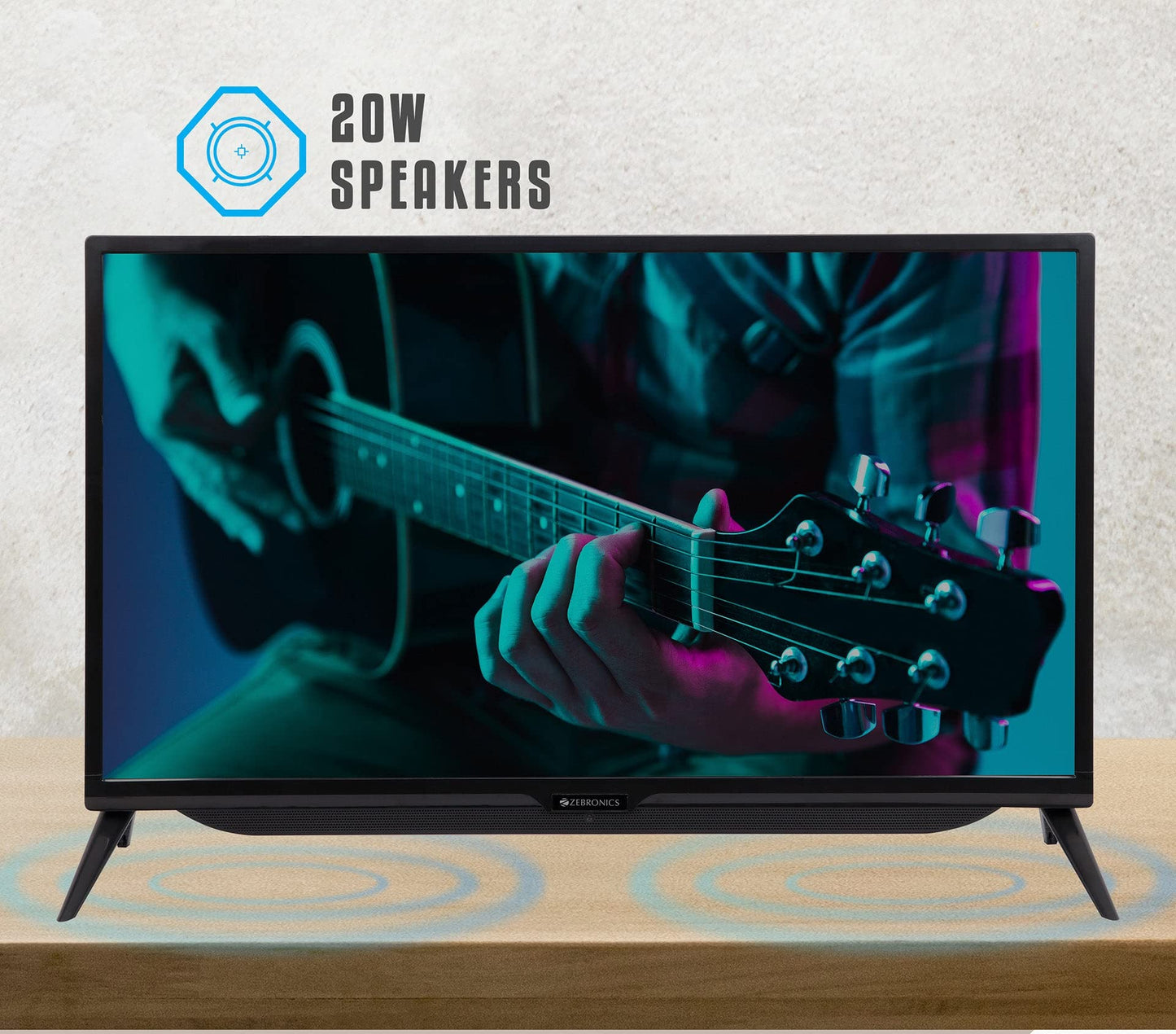 Zebronics 32P1S Smart LED TV 32" Inch with Wall Mount