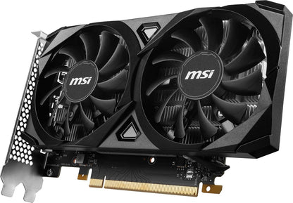 MSI Geforce RTX 3050 Ventus 2X 6G Oc pci_e Graphic Card - Nvidia Geforce RTX 3050 Gpu, 6Gb Gddr6 96-Bit Memory, 14 Gbps, Express 4 Interface, Up to 1492 Mhz, Dual Fan - Pcie