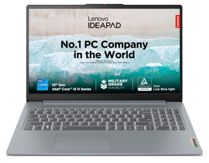 Lenovo IdeaPad Slim 3, 12th Gen Intel Core i5-12450H (16GB LPDDR5, 512GB SSD), Anti-glare, FHD 15.6"(39.6cm), Win 11, Office Home