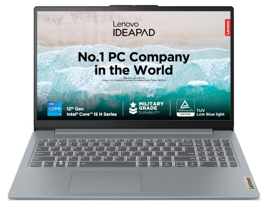 Lenovo IdeaPad Slim 3, 12th Gen Intel Core i5-12450H (16GB LPDDR5, 512GB SSD), Anti-glare, FHD 15.6"(39.6cm), Win 11, Office Home