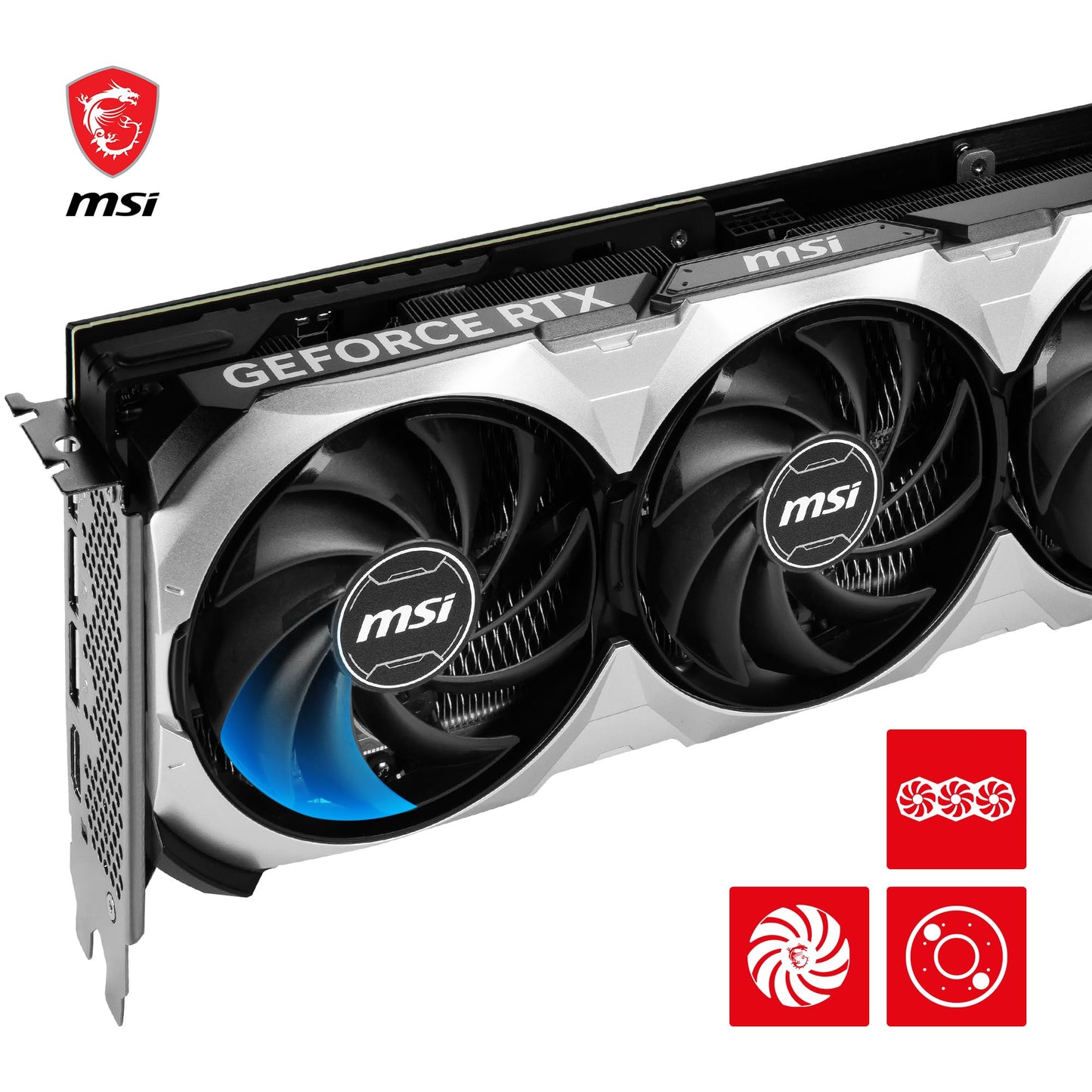 MSI Geforce RTX 4060 Ventus 2X Black 8G Oc 8Gb Gddr6 128-Bit Gaming Graphic Card, pci_e