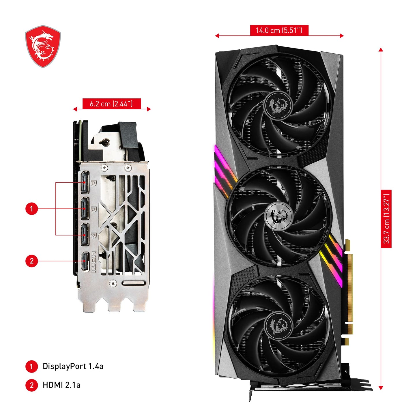 MSI Geforce RTX 4060 Ventus 2X Black 8G Oc 8Gb Gddr6 128-Bit Gaming Graphic Card, pci_e