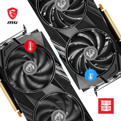 MSI Geforce RTX 4060 Ventus 2X Black 8G Oc 8Gb Gddr6 128-Bit Gaming Graphic Card, pci_e