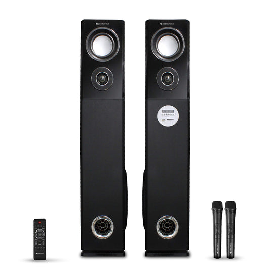 ZEBRONICS ZEB-8500 BT-RUCF 2.0 USB Multimedia Tower Speaker (Black)
