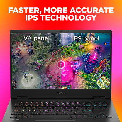 HP (Smartchoice Omen AMD Ryzen 7 7840Hs/16.1"(40.9cm) AI Gaming Laptop 7Ms Response Time(8gb RTX 4060/16GB DDR5/SSD,1TB) FHD,IPS,165Hz,300Nits(win11,Black,2.32kg),Xd0020Ax