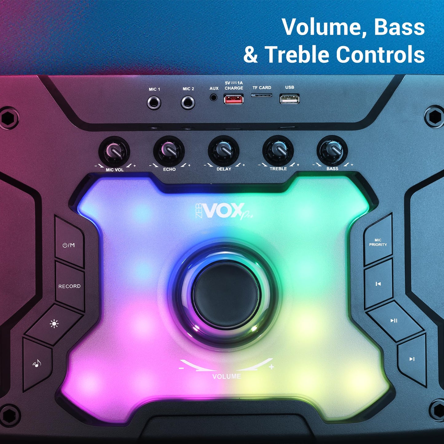 ZEBRONICS VOX PRO 2.0 DJ Party Bluetooth Speaker