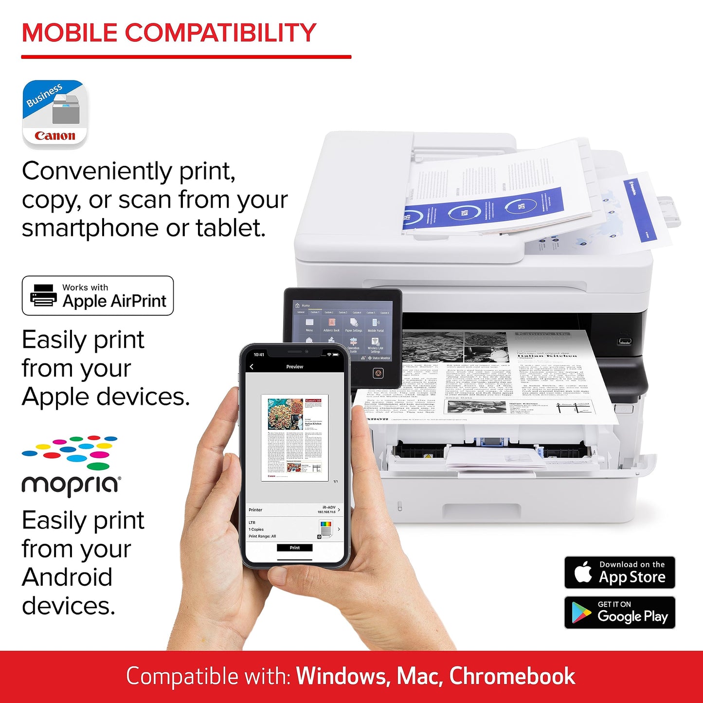 Canon imageCLASS MF465dw - Monochrome, Duplex Wireless Laser Printer