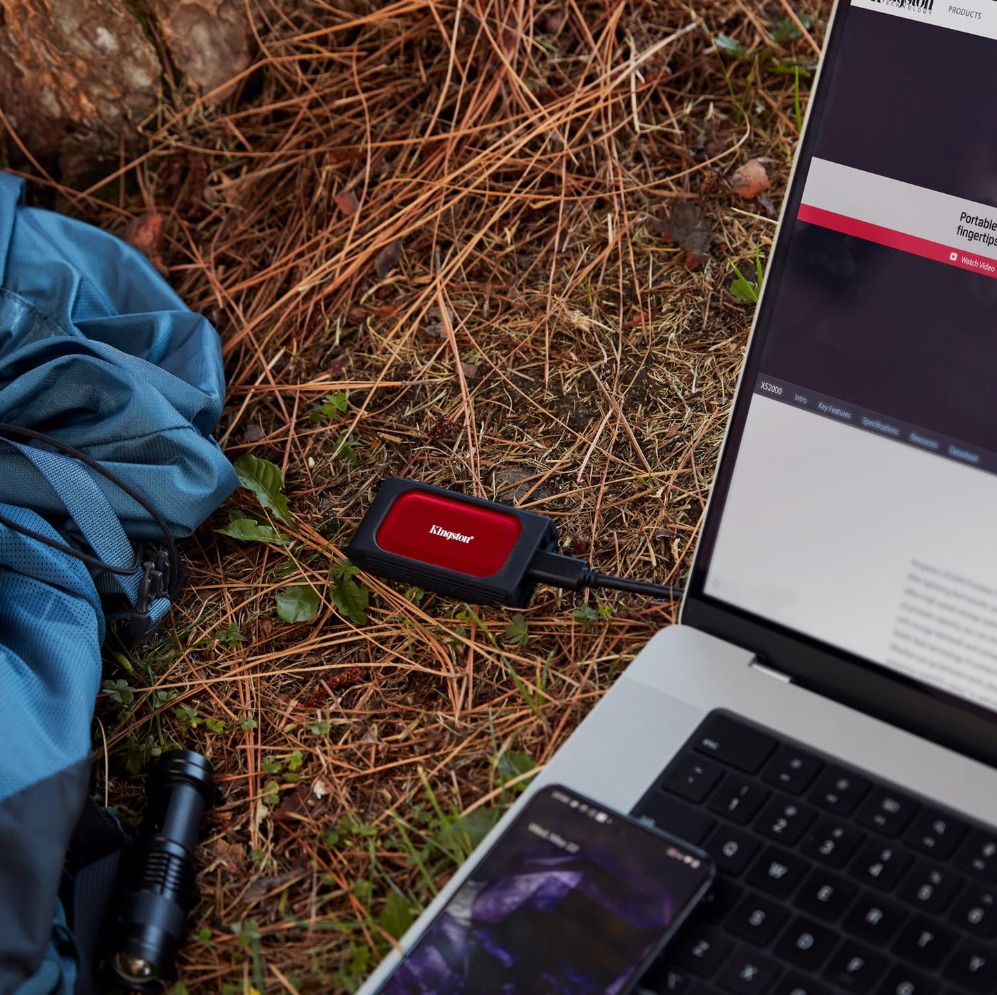 Kingston XS1000 1TB Portable SSD Red | Pocket-Sized | USB 3.2 Gen 2 | External Solid State Drive | Up to 1050MB/s | SXS1000R/1000G