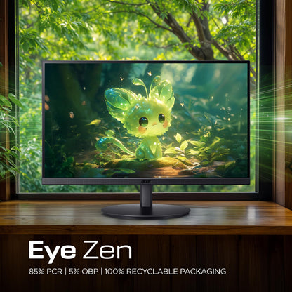 Acer CB272K 27 Inch UHD 4K 3840x2160 IPS Backlit LED Monitor I Type C 90W PD I HDR 10, Delta E<1, 350Nits, 99% sRGB I Height Adj, Tilt, Pivot I 1xHDMI, 1xDP, 1xType-C I Eye Safe Certified I Speakers