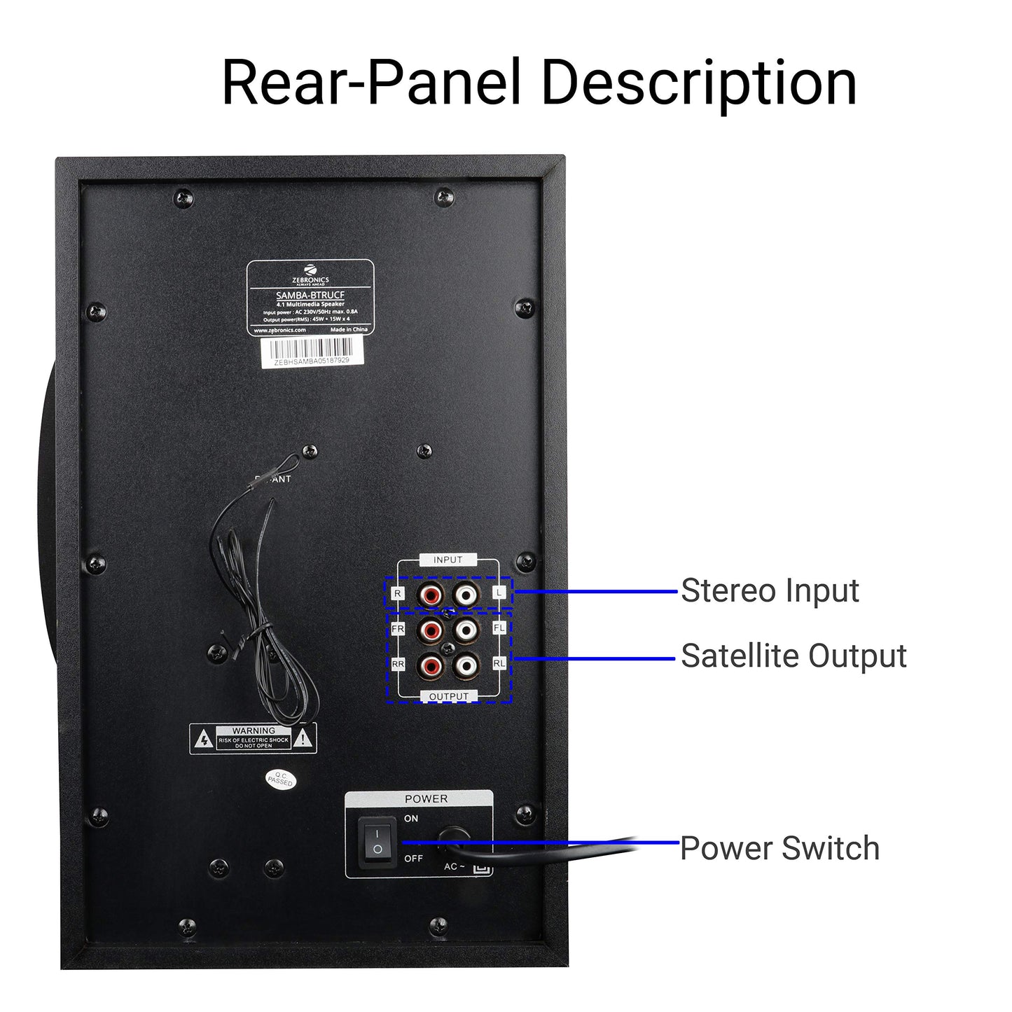 Zebronics SAMBA Black