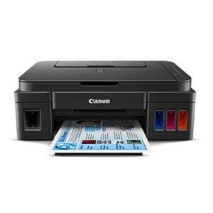 Canon PIXMA MegaTank G3000 All in One WiFi Inktank Colour Printer with 2 Additional Black Ink Bottles.